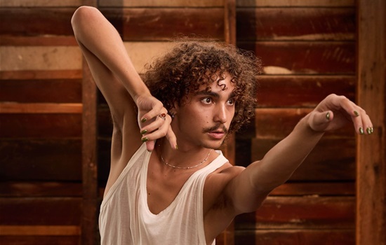 Dancer Donta Whitham from Bangarra Dance Theatre show Horizon