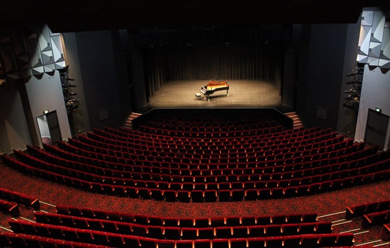 Pilbeam Theatre Rockhampton Auditorium view to stage